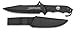 Albainox 32102 Cuchillo Albainox Horizon Negro. Hoja:18 Herramienta para Caza, Pesca, Camping, Outdoor, Supervivencia y Bushcraft + Portabotellas de regalo