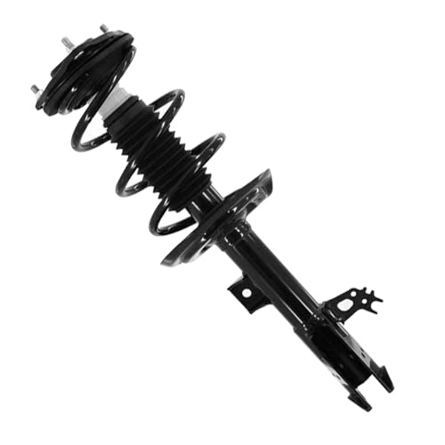 Image of Detroit Axle - Front Struts Rear Shocks for Toyota 2019-2022 RAV4, 2 Complete Struts and Coil Spring Assembly 2 Shock Absorbers 2020 2021 Replacement