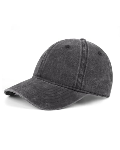 Zylioo XS-S Washed Basecap Kleiner Kopf,Vinatge Kappe Größe 53-57,Baseball Cap Kleine Größen,Kleine Baseballkappe(Version 2.0)