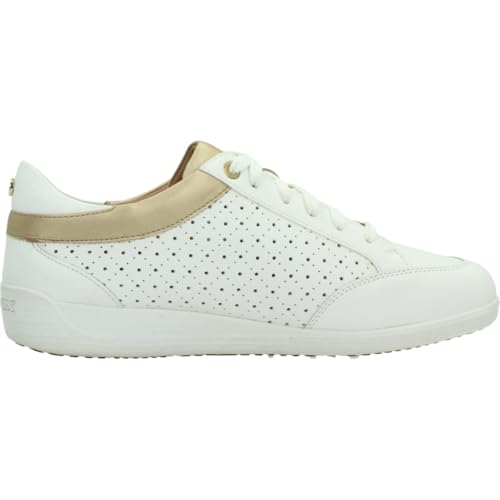 Geox D Myria C, Basket Femme, White,