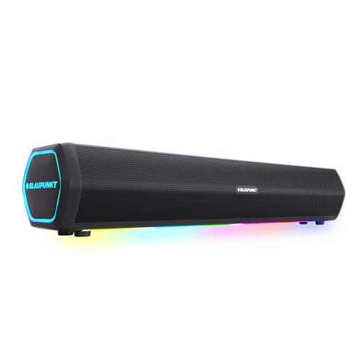 Blaupunkt Newly Launched SBA20 Pro 25W Bluetooth Soundbar With 2000mAh Battery I RGB Lights I Honeycomb Design I AUX, Bluetooth, USB & TWS I BT Speaker For Rs. 1699 @ 66 %