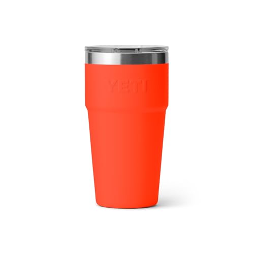 Image of YETI Rambler 20 oz Stackable Tumbler, Stainless Steel, Vacuum Insulated with MagSlider Lid
