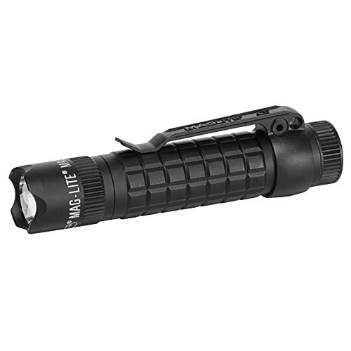 MagLite Instrument TRM1RA4 Rechargeable Tactical Flashlight with Crowned Bezel, Black