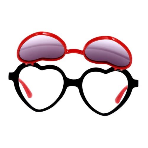 BESTYASH Heart Shaped Kids Sunglasses 2-10 Year Old Boys Girls Outdoor up Goggles