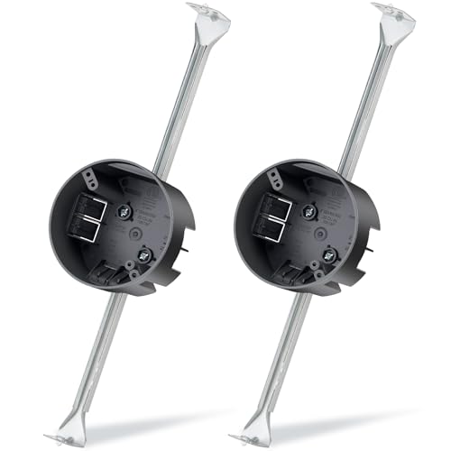 Therwen Adjustable Ceiling Fan Brace Electrical Box (Gray)