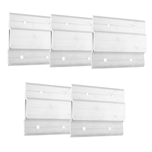 Image of Mikikit 5pairs Heavy Duty French Cleat Hanger Kit for Mirrors Pictures Mounting Clips for Easy Installation Durable Wall Bracket Hardware for Frames Shelves