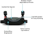 Graco TurboBooster Backless Booster Seat, Big Kid Car Seat from 18-45 kg (40-100 lb), Machine Washable Cover, Rio