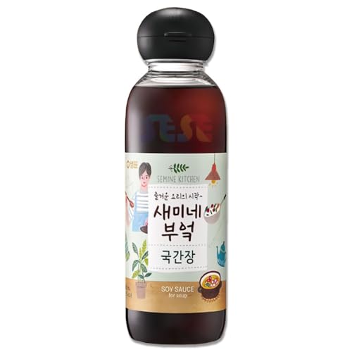 セミネキッチン スープ?油 450ml 4本セット/ センピョ 韓国 チゲ、ナムル料理用 泉標 グック醤油