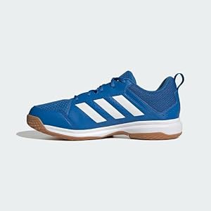 adidas Tênis de atletismo masculino Ligra 7, Azul royal/branco