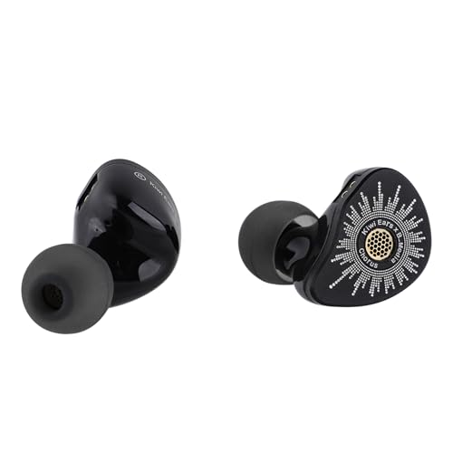 HIFIXAUDIO Kiwi Ears x B_Media �R�[���X�C���C���[���j�^�[�ADLC�_�C���t�����_�C�i�~�b�N�h���C�o�[IEM�ACNC���^���t�F�C�X�v���[�g�A�~���[�W�V�����p�f���A���V���o�[���b�L�P�[�u���t���L���C���z�� (1�A�}�C�N�t��3.5