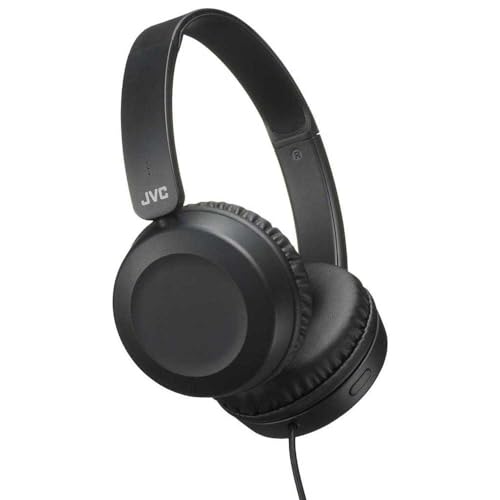 JVC Foldable Lightweight HA-S31M On-Ear Headphones with Built-In Remote, Microphone and Call Handling, Black - Image 5