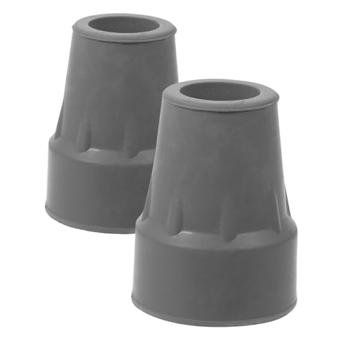 Mikikit 2pcs Crutch Accessories Replacement Crutch Foot Covers Non-Slip Sturdy Design for Safety