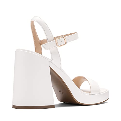 Image of DREAM PAIRS Heels for Women Block Chunky Platform Sandal