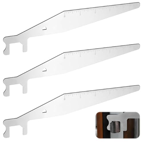 Buaak 3 Stück Werkzeug zum knacken von schlössern, Lockpicking-Feuerwerkzeug, Hochwertiger Federstahl Schlossöffner, Schlüsseldienst Türöffner Schlüsse, für Anfänger, Feuerwehrleute, Polizisten Buaak 3 Stück Werkzeug zum knacken von schlössern, Lockpicking-Feuerwerkzeug, Hochwertiger Federstahl Schlossöffner, Schlüsseldienst Türöffner Schlüsse, für Anfänger, Feuerwehrleute, Polizisten