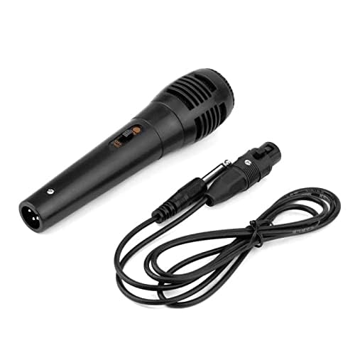 Image of VRJTEC Wired Dynamic Cardioid Microphone for Singing, Wired Handheld Mic with On and Off Switch for Singing, Live Vocal