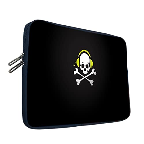 Image of TheSkinMantra Chain Laptop Sleeve Bag Compatible with Laptop /Macbooks /Chrombook /Notebook /Zbook (11.6 Inch (Chain), Danger)