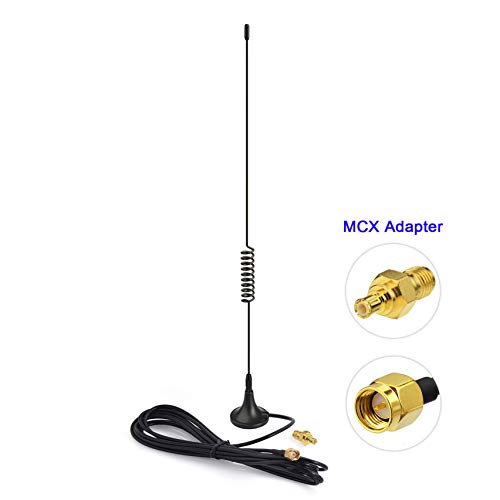 Bingfu Dual Band 978MHz 1090MHz 5dBi Magnetic Base SMA Male MCX Antenna