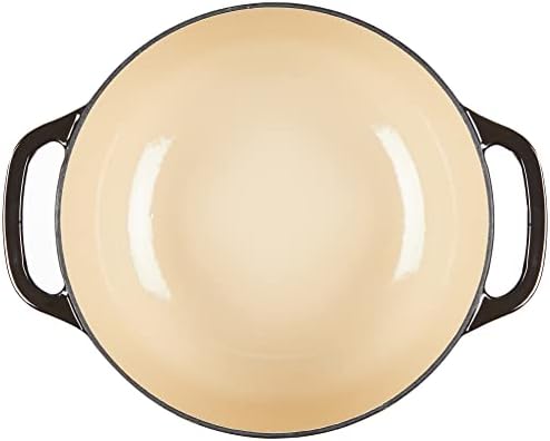 Lodge Manufacturing Company EC6D18 Enameled Dutch Oven, 6 qt, Midnight Chrome - Thumbnail 5