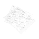 DOITOOL 120 Stück Teiliges Doppelseitiges Transparent Ablösbare Klebepads für Luftballons Fotos Poster DIY Basteln Starke Haftung Glatten Oberflächen Wie