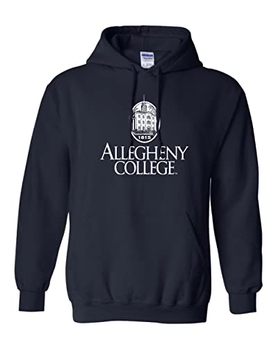 CreateMyTee Allegheny College Stacked Unisex Hooded Sweatshirt - Allegheny Gators Apparel
