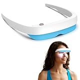 VanBoLon Light Therapy Glasses, Glasses Therapy Lamp Portable Daylight Lamp Natural Relief for Sleep Problems, Mood Disorders and Jet lag, Light Therapy Lamp Glasses Adjustable Brightness and Timer