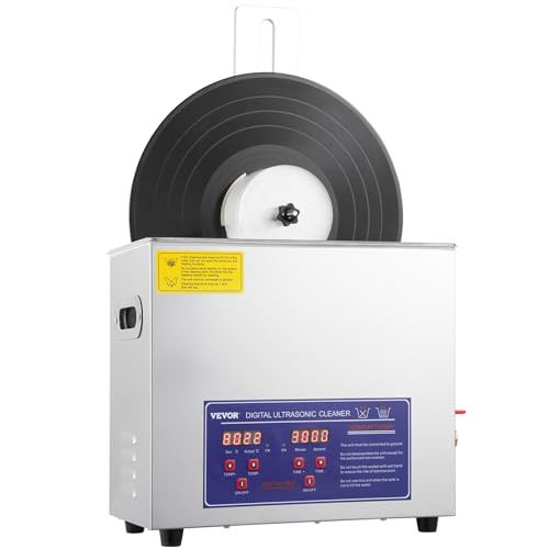 Vevor QXJHJPQX 6L Ultrasonic Cleaner, 6L Ultrasonic Vinyl Cleaner 7-12 Inch thumb #8