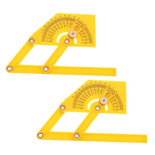 ELAYARD 2個 角ゲージツール 耐錆木工定規 軽量携帯用正確測定器具 家 作業