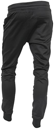 Hat and Beyond Mens Jogger Pants Biker Slim Fit Casual Fleece Active Elastic Workout Training3