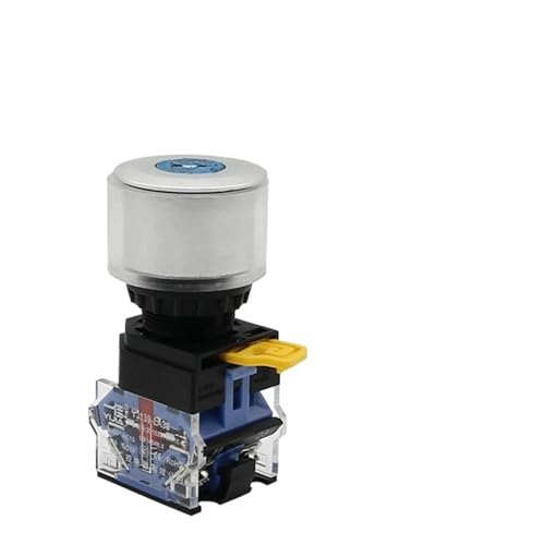 Bouton de clé 30mm 10A avec mécanisme de verrouillage fixe et double contact 2NO pour machines