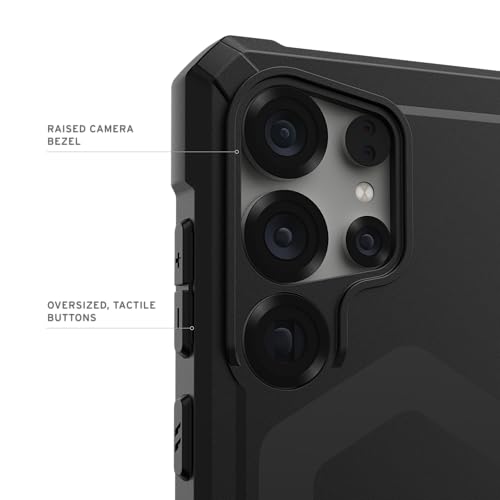 Image of Urban Armor Gear TPU UAG Essential Armor Rugged Slim Fit Shockproof Protective Case /Cover Designed For Galaxy S25 Ultra 5G (2025), Magnetic Charging Compatible - Black
