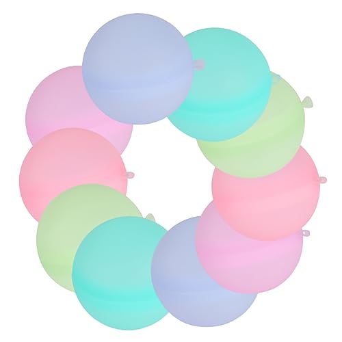 ORFOFE 10pcs Refillable Balls for Interactive Light for Pool Fun