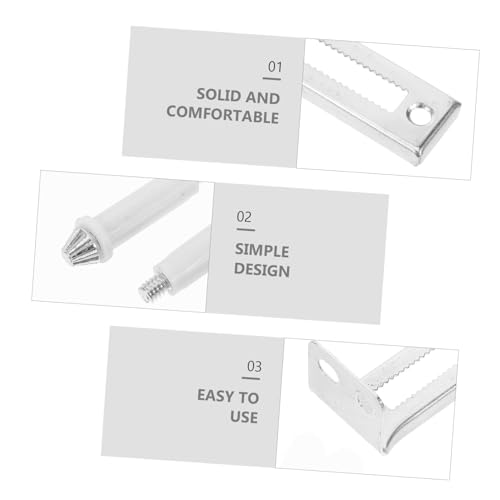 2 pares de herrajes de pivote superior para puertas plegables de clóset, fácil instalación, herramientas de reparación de pivote para puertas plegables miniatura 4