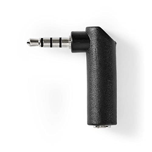 Adaptador de audio estéreo 3.5 mm Nedis ideal para conectar auriculares detrás de pantallas y paneles