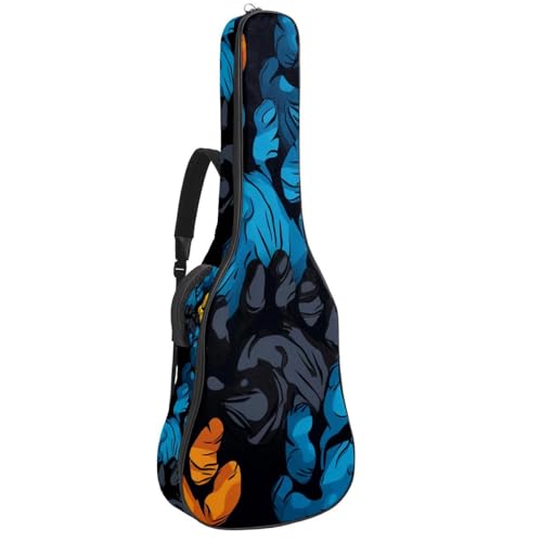 Sac à dos imperméable en tissu Oxford pour guitare acoustique 109cm