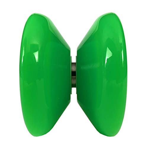 YoyoFactory Arrow Elite Beginner Yoyo Toy - Comes with Extra String & Pre Tied Finger Loop - Includes Bearings for Beginners to High Performance - Boys or Girls Ages 8+ Rayon Green