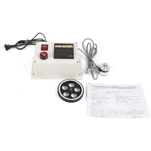 Misuratore di lunghezza digitale Telemetro digitale Misuratore di distanza digitale con encoder rotativo e cicalino per misurazioni accurate di cavi, lenze da pesca, fili di seta e fili meta