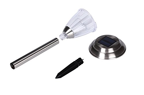 Voona JJBH0003 Solar Led Outdoor Lights 8-Pack Stainless Steel Pathway Landscape Lights thumb #5