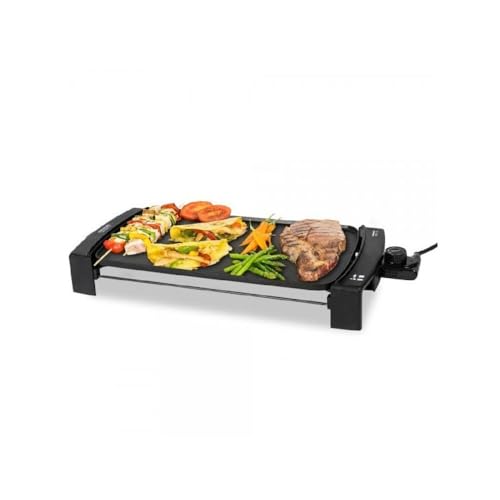 Cecotec Plancha de Asar, Grill Eléctrico Black and Water 2500. 2150 W, Revestimiento Antiadherente,...