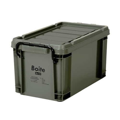 ベストコ コンテナボックス 収納 S ハイ 8L カーキ MA-4094 Boite