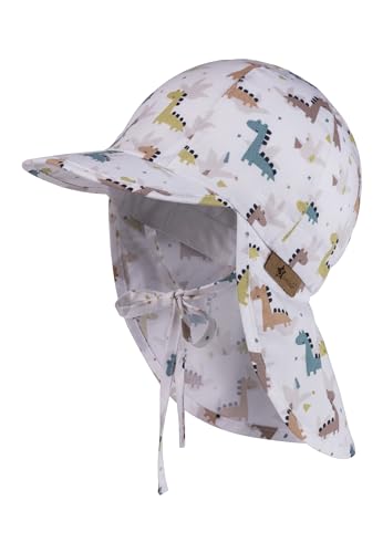 Gorra de dinosaurios con protección cuello para niños: total seguridad contra el sol de verano
