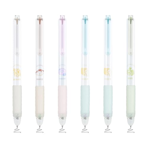 BAYTORY �L���[�g�ȃm�b�N��������Q���y�� 6�{ 0.5mm�̍׎�������y�� �v���~�A�����K�ȃO���b�v ���ƃp�Y����N���X���[�h�p�Y�������������� (�u���b�N�C���N)