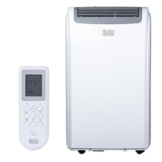 BLACK+DECKER BPP10HWTB Portable Air Conditioner with Heat and Remote Control, 10,000 BTU SACC/CEC (14,000 BTU ASHRAE), Cools Up to 450 Square Feet, White