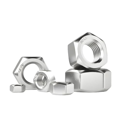 M1 M2 M3 M4 M5 M6 M8 M10-M48 XeX|Zpibg DIN934 304 SS Zpibg [g˂ Zp` t@Xi[ ibg(M4 (100Pcs))