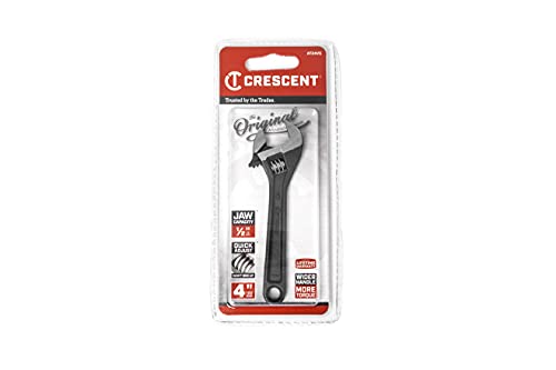 Image of Bundle of Crescent 4 inch and 6 inch Adjustable Black Oxide Wrench - Carded | AT26VS & AT24VS