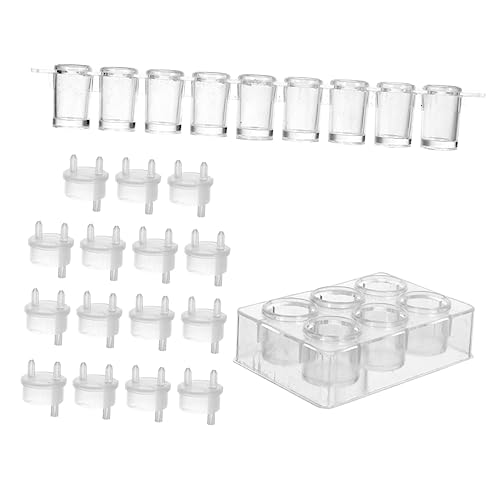 MUCKLILY Multifunctional 6 9 Well Plate Plastic Plate for Lab Experiments Spot Plates Chemistry Well Plate Science