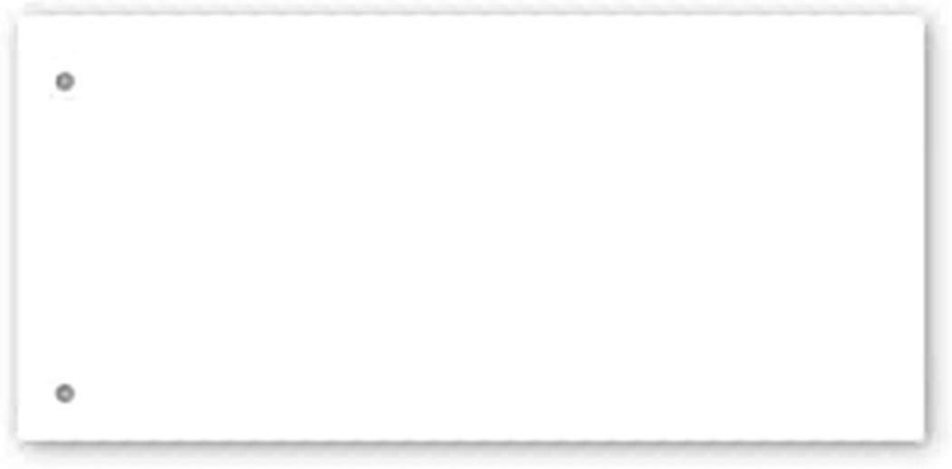Kangaro 07071-09 Divider Strips, Paper, White, 12 x 22.5 x 2.5 cm