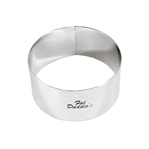 Fat Daddio's 3-Inch Round Baking Rings