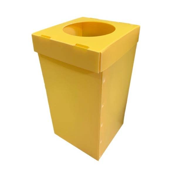 Genérico cubo de basura reciclaje ZPP80A - contenedor de reciclaje 80L, diseño compacto, resistente y fácil de limpiar, ideal para hogar y oficina, montaje rápido, apto para interiores y exteriores
