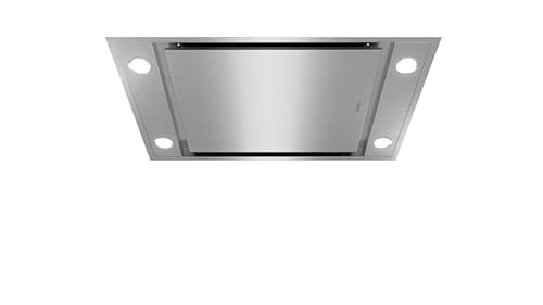 Teka - Hotte aspirante de plafond encastrée avec extraction de bord et fonction FreshAir - Modèle DHT 96340 IX SS