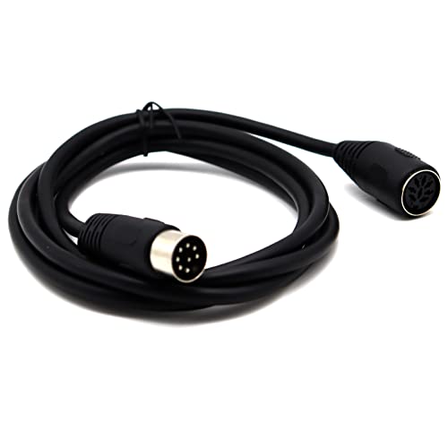 Cable DIN MIDI de 8 pines MOTONG extensión de audio sin pérdida de señal 4